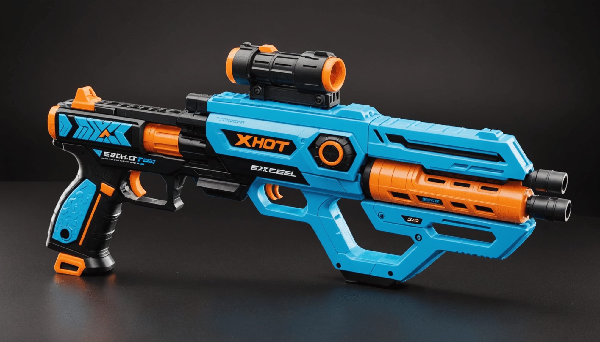 découvrez le blaster x-shot excel turbo advance, un jouet puissant noté 4 étoiles, disponible à seulement 34,99 € avec une remise incroyable de 32%! préparez-vous à des heures de plaisir avec ce blaster performant, idéal pour les amateurs d'aventures en plein air.